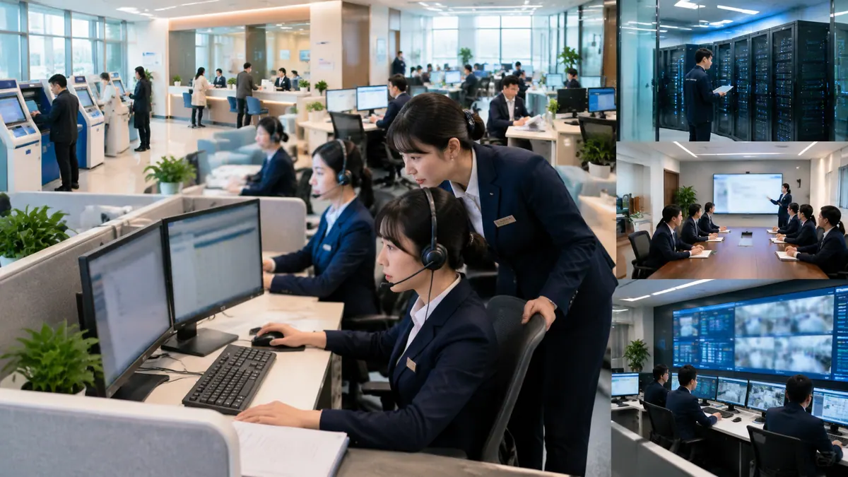 客服中心 / 远程银行 · 智能客服与坐席助手(7×24 问答 / 实时话术 / 工单生成) 现场