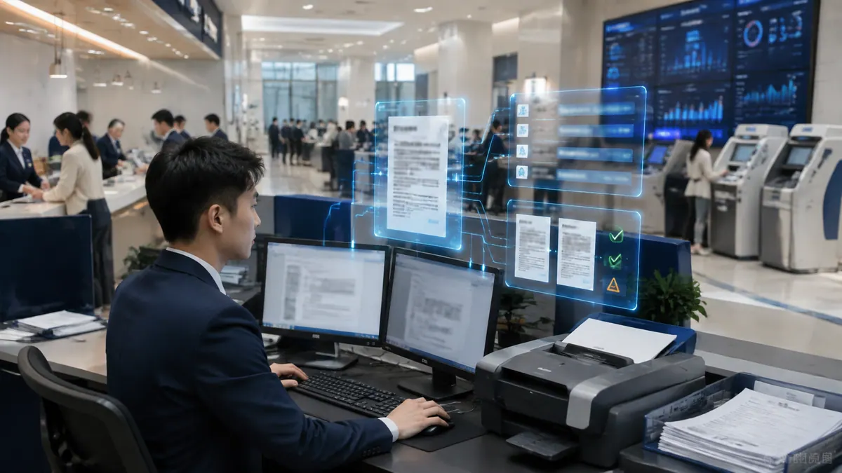 运营管理部 · 单据与影像智能 OCR 审核(开户资料 / 票据 / 凭证 / 合同) 示意