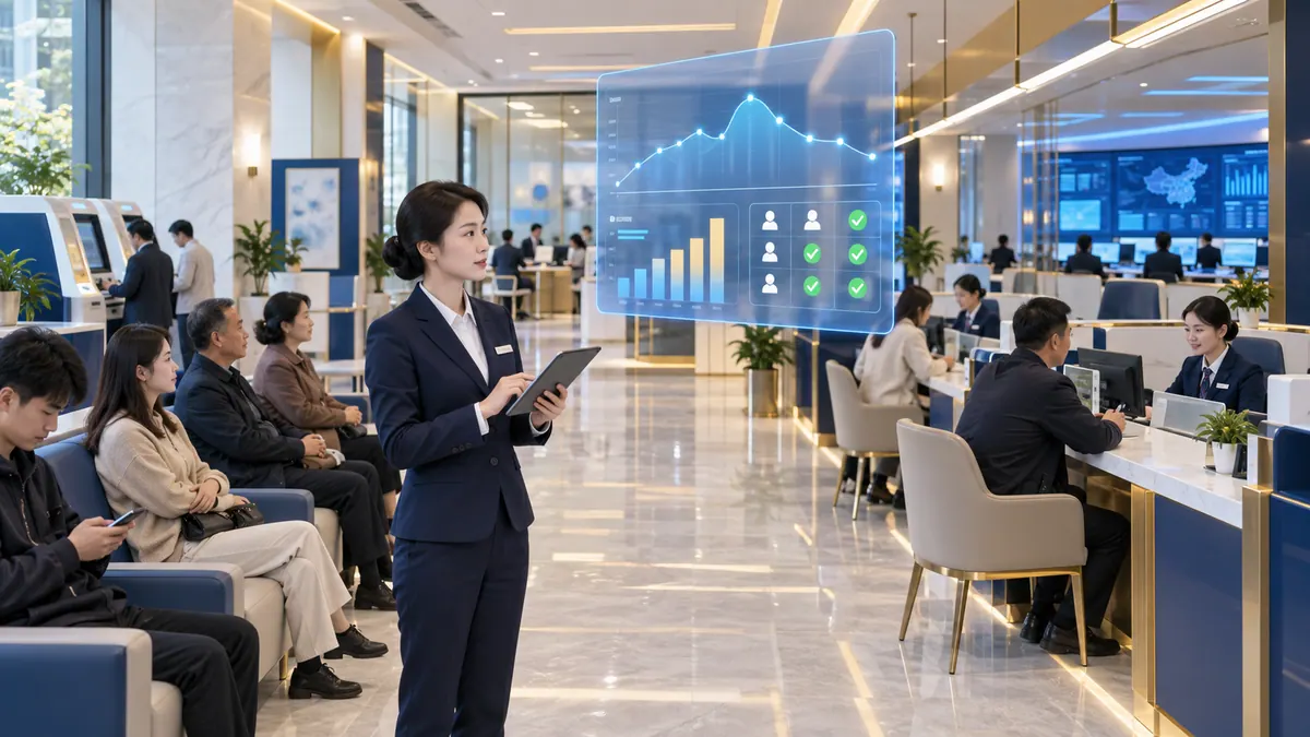 运营管理部 · 网点客流、现金需求与柜员排班预测 示意