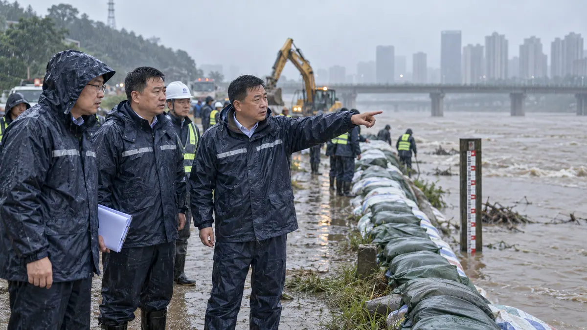 应急管理局 / 水利局 · 防汛抢险应急调度推演(水库调度 / 人员转移 / 物资前置) 现场