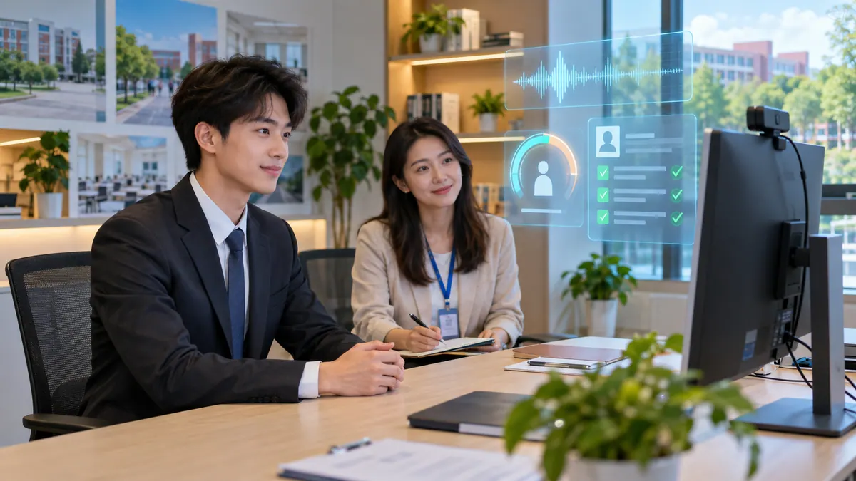 学工部 / 就业处 · AI 辅导员与就业指导（简历诊断 / 模拟面试 / 生涯咨询数字人） 示意