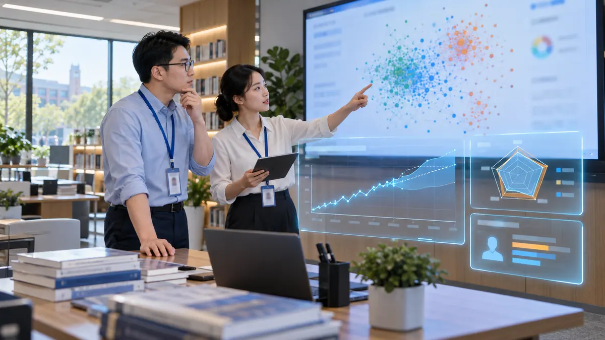 科研院 / 学科建设办 · 科研态势与学科评估预测（论文 / 项目 / 人才 · 对标分析） 示意