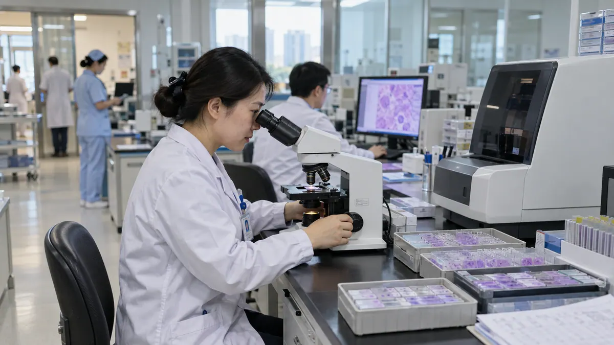 病理科 · 病理切片 AI 辅助阅片与细胞学初筛（宫颈 TCT / 术中冰冻） 现场