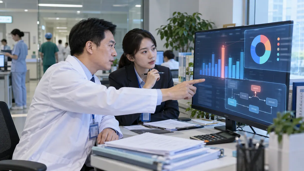 医保办 / 病案科 · DRG / DIP 病组成本分析与临床路径优化 示意