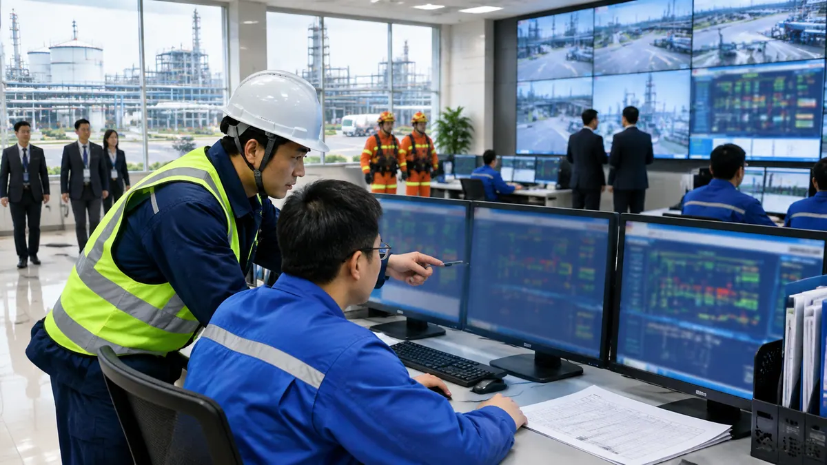 安监应急局 · 重大危险源与企业安全风险预测预警（工艺参数趋势 / 报警泛滥治理 / 风险指数） 现场