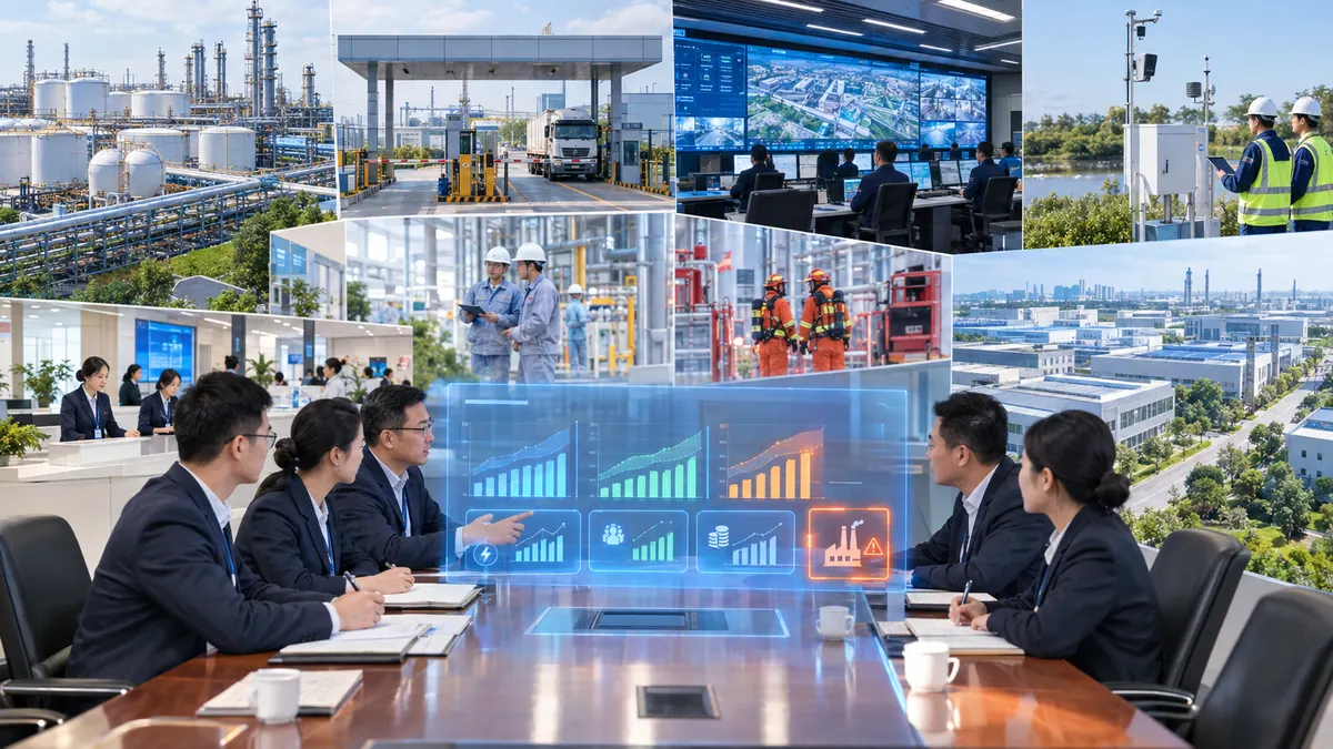 经发局 / 财政局 · 园区经济运行监测与企业风险预警（用电 / 用工 / 税收 / 停产失信） 示意