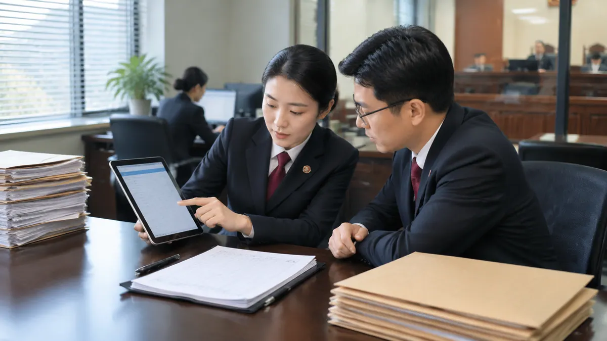 各庭室 · 零代码开发审判辅助小工具（送达台账 / 排期 / 卷宗流转 / 督办） 现场