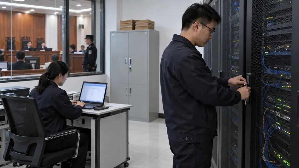 信息中心 · 法院专网与数据安全（等保 / 涉密卷宗 / 权限审计 / 电子卷宗防泄露） 现场