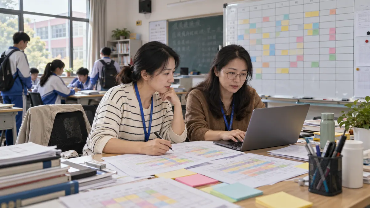 智能排课、调课与考务编排（含高中走班选课） 现场
