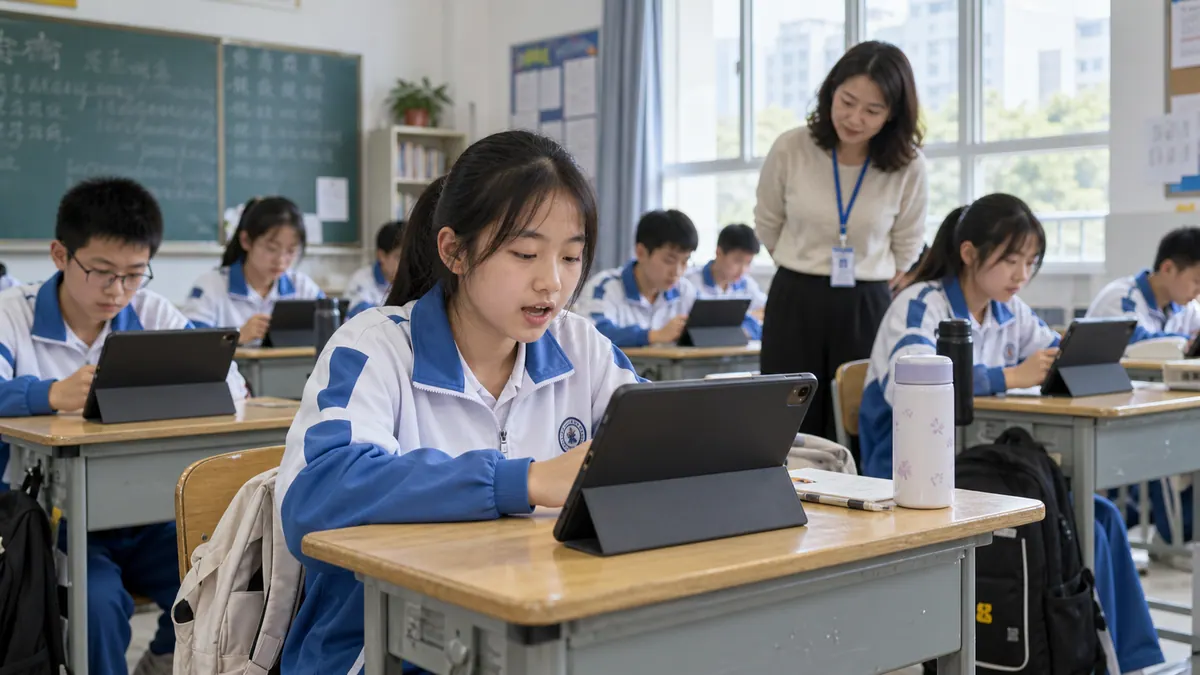 学生 AI 学伴与作业答疑（分学段开放、教师监督、启发式引导） 现场