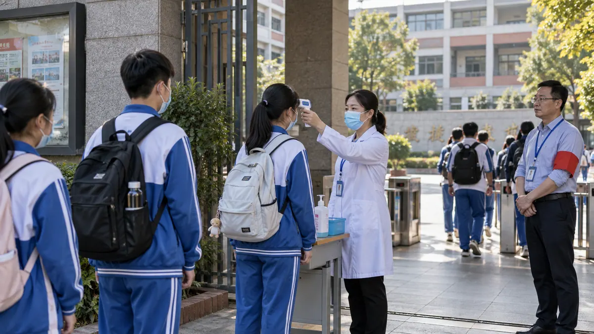 学生体质健康趋势与传染病聚集性预警 现场