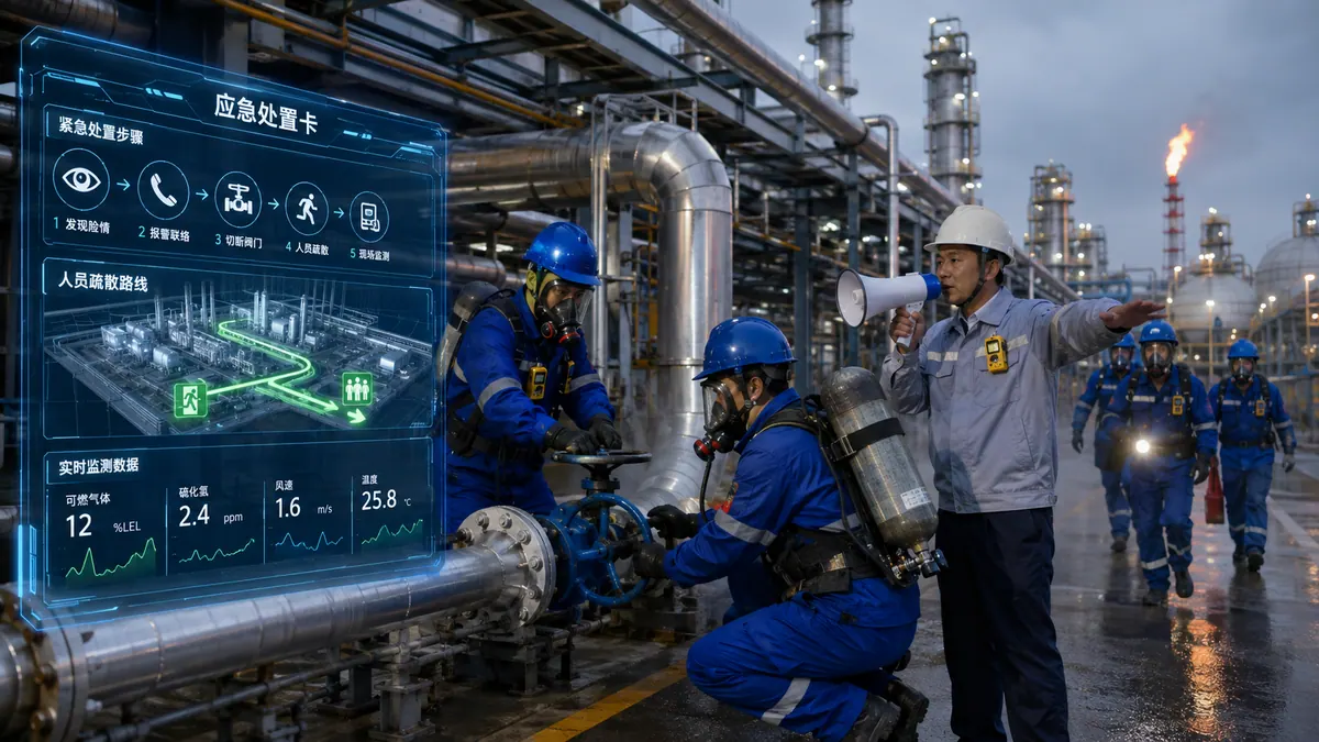 安全培训、应急预案与合规助手 示意