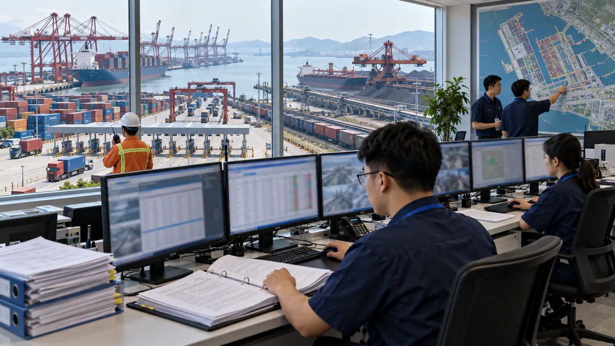 信息中心 · 港口数据湖与“一船一箱一档”数据治理 现场