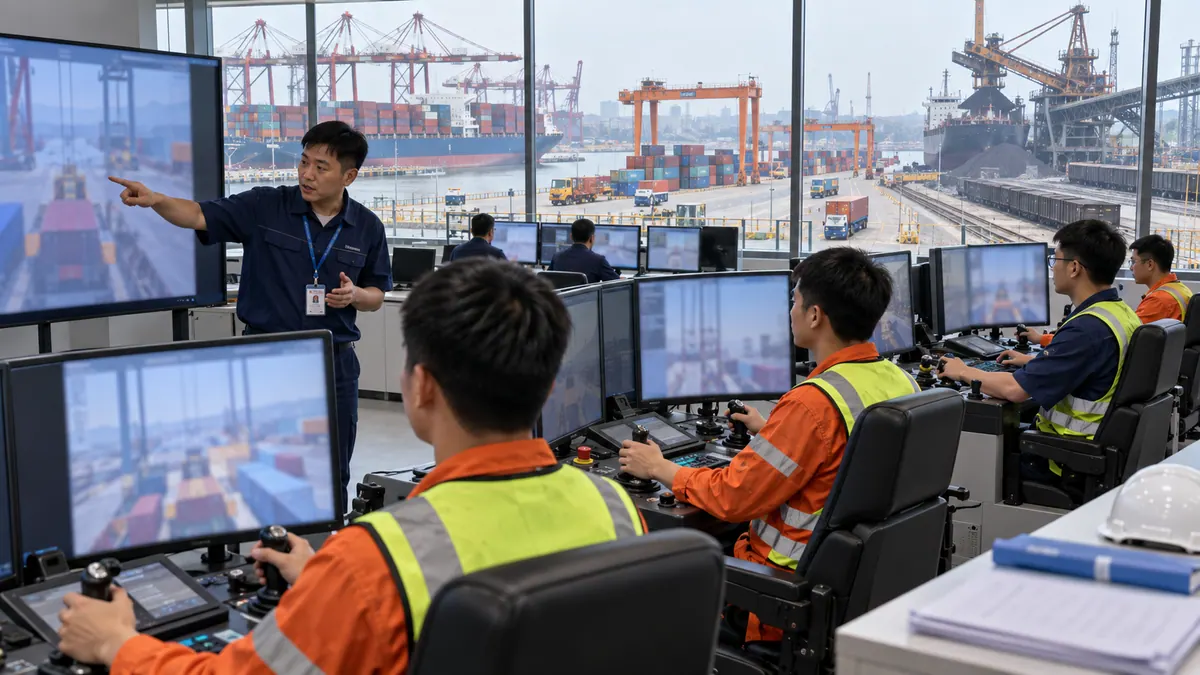 培训中心 · 司机、远控操作员培训与考试助手 现场