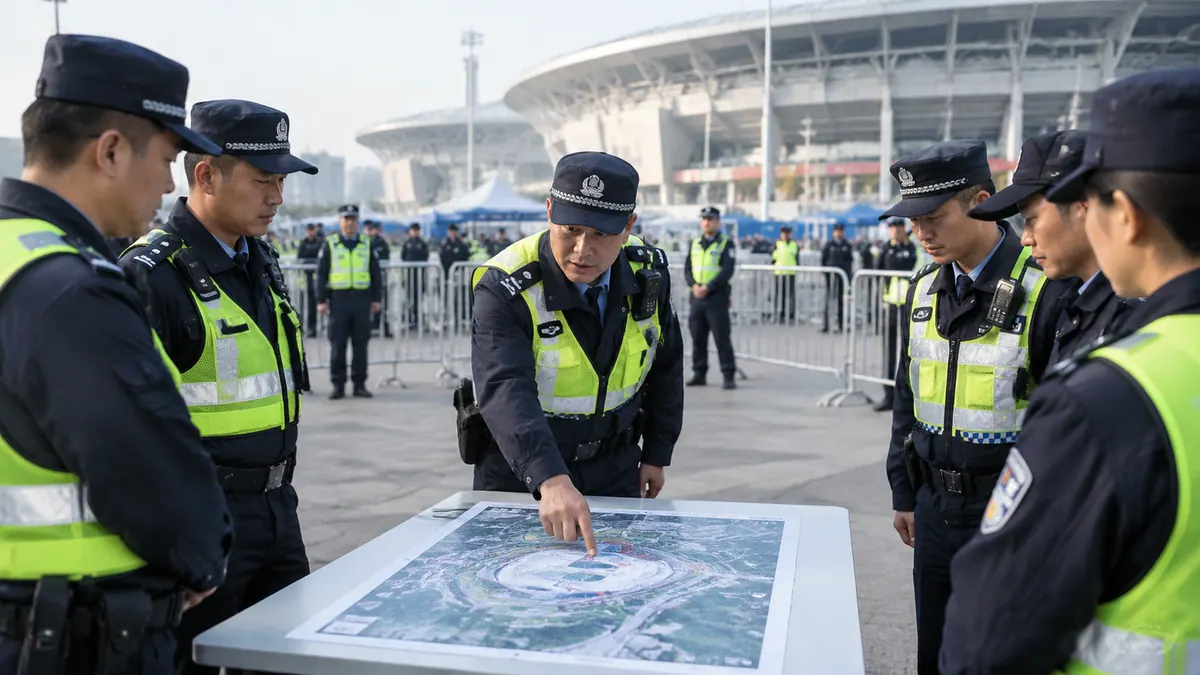 特巡警支队 / 治安支队 · 大型活动安保推演与警力部署(人流预测 / 疏散路线 / 卡口) 现场