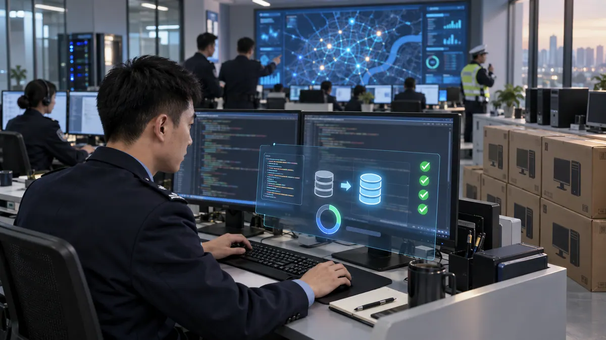 科信支队 · 存量警务系统信创改造与接口重写 AI 编程助手 示意
