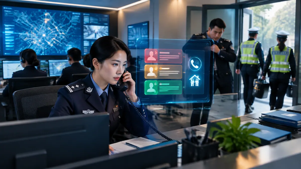 反诈中心 · 潜在受害人预警模型(分级预警 / 精准劝阻 / 老年与学生群体) 示意