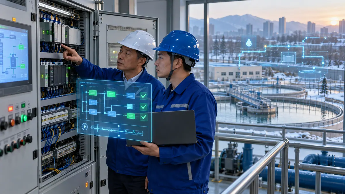 生产技术部 · PLC / SCADA 逻辑辅助编程与老旧自控系统改造 AI 助手 示意